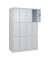 Schließfachschrank Classic Plus lichtgrau 080000-403 S10008, 12 Schließfächer 120,0 x 50,0 x 185,0 cm
