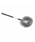 Staubbesen Oval mit Teleskopstiel grau Kunststoff 31,0 cm breit