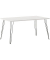 Schreibtisch Fynn, 74cm (H), 160x80cm (BxT), rechteckig, weiß / schwarz