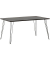 Schreibtisch Fynn, 74cm (H), 160x80cm (BxT), rechteckig, basaltgrau / schwarz