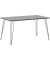 Schreibtisch Fynn, 74cm (H), 120x80cm (BxT), rechteckig, platingrau / schwarz