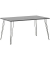 Schreibtisch Fynn, 74cm (H), 140x80cm (BxT), rechteckig, platingrau / schwarz