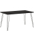 Schreibtisch Fynn, 74cm (H), 120x80cm (BxT), rechteckig, schwarz / schwarz