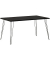 Schreibtisch Fynn, 74cm (H), 140x80cm (BxT), rechteckig, schwarz / schwarz