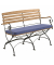 Auflage Maja M8185 Gartenbank 120cm blau