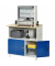 RAU Computertisch 1100x790x1840mm Monitorgehäuse stationär l.gre.bl
