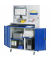 RAU Computerschrank 1100x520x1895mm Monitorgehäuse mobil l.gre.bl