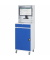 RAU Computerschrank 650x520x1895mm Monitorgehäuse mobil l.gre.bl