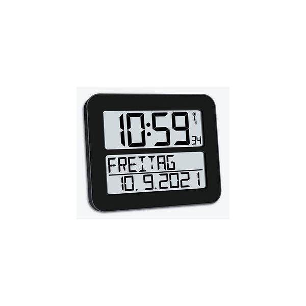4009816028365 - 8 x 21 TFA® digitale Funkwanduhr 60451201 schwarz Kunststoff 258 x 212 cm 60451201 4009816028365