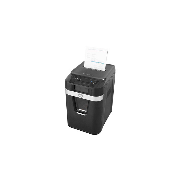 HP Aktenvernichter Pro Shredder Auto 200CC, 2820, Partikelschnitt 4x20mm (P-4), bis 200 Blatt 4030152952397 HP