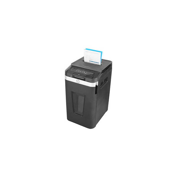HP Aktenvernichter Pro Shredder Auto 400CC, 2822, Partikelschnitt 4x12mm (P-4), bis 400 Blatt 4030152952410 HP
