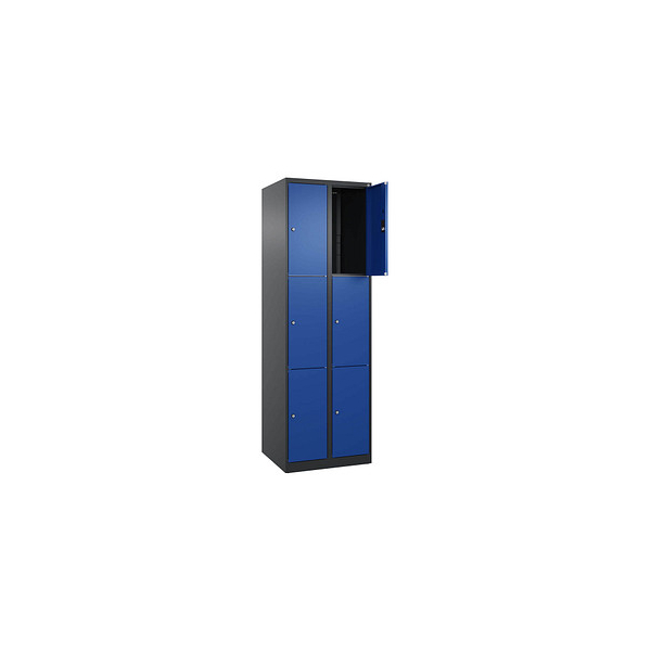 4068427433050 - Schließfachschrank Classic Plus enzianblau schwarzgrau 080000-203 S10033 6 Schließfächer 600 x 500 x 1850 cm 4068427433050 4068427433050 - Schließfachschrank Classic Plus enzianblau schwarzgrau 080000-203 S10033 6 Schließfächer 600 x 500 x 1850 cm 4068427433050