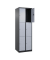 Schließfachschrank Classic Plus schwarzgrau, weißaluminium 080000-203 S10041, 6 Schließfächer 60,0 x 50,0 x 185,0 cm