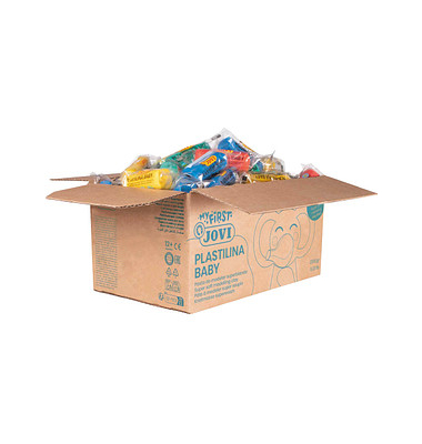 Knete My First Plastilina Baby farbsortiert, 60 Farben je 38,0 g