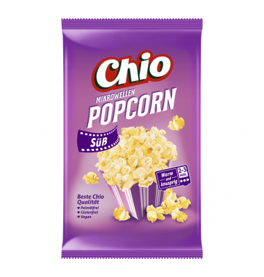 Chio Mikrowellen Popcorn 2857 süß 100g