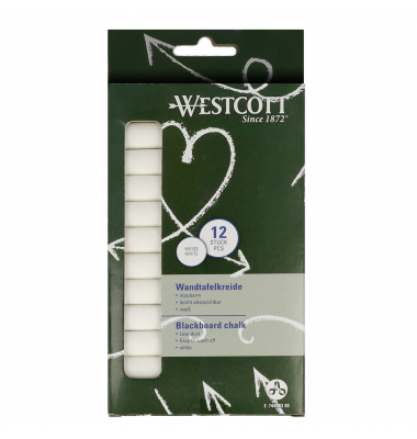 Westcott Tafelkreide E-744982 00 ws 12St.