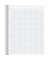 Collegeblock 608550000 Office, Muster, kariert / kariert Rand beidseitig, A4, 90g, rot, 80 Blatt