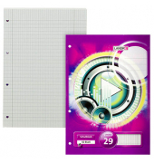 Schulheft 100050456 / Lineatur 29, A4, 70g, lila