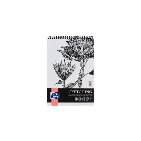 5 Stück Oxford Skizzenblock Sketching DIN A4 5904017078029 Oxford