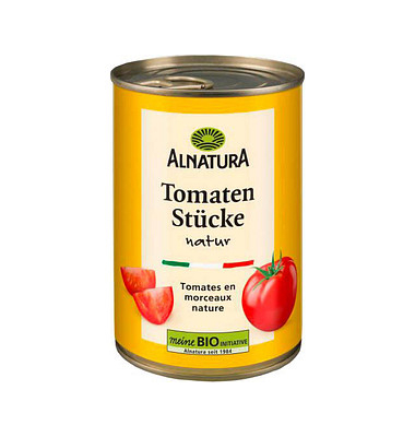 Bio Tomatenstücke Bio-Konserve 400,0 g Bio Tomatenstücke Bio-Konserve 400,0 g