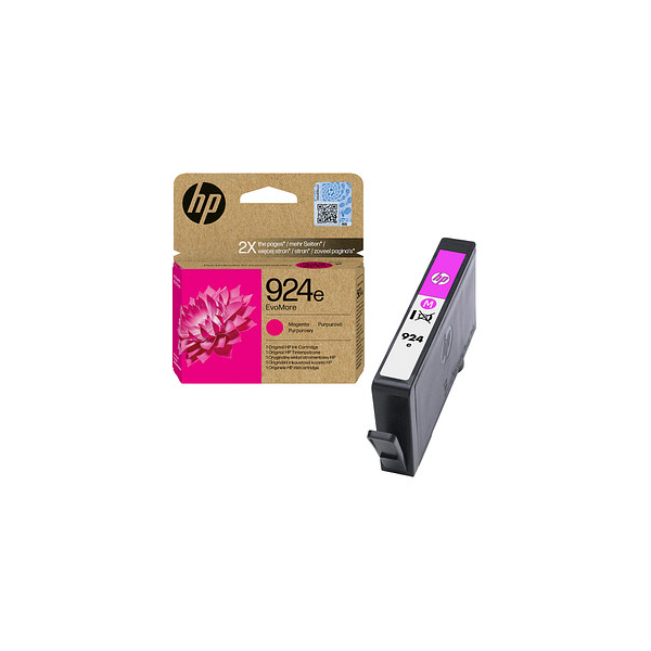 0196786147456 - HP Original 924e EvoMore Druckerpatrone (4K0U8NE) magenta