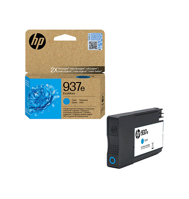 Druckerpatrone 937e 4S6W6NE (kompatibel zu HP OfficeJet Pro 9110), cyan, ca. 1650 Seiten