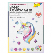 Tonpapier Magic Rainbow Paper farbsortiert 120  250 gqm 12 Blatt