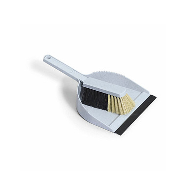 Kehrgarnitur grau Kunststoff 22,0 cm breit