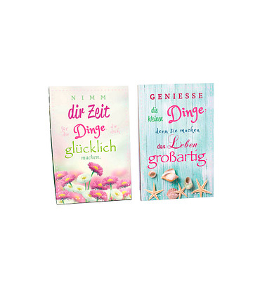 Aufstellkarten Nimm dir Zeit... LU-AUFSTELLKARTE_03 11,5cm x 17,5cm (BxH) 270g schrift Chromopapier FSC