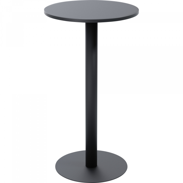 3660141226423 -  Stehtisch MEZZO TRMRH600101 111cm (H) Ø 60cm (BxT) rund schwarz   schwarz matt 3660141226423 Paperflow