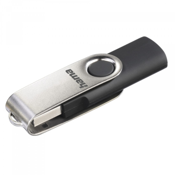 4047443161215 - USB-Stick Rotate 00108029 schwarz silber USB 20 32 GB 4047443161215 Hama