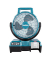 Akku-Bodenventilator CF001GZ 3-stufig blau/schwarz