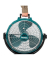 Akku-Bodenventilator CF003GZ Stufenlos blau/schwarz