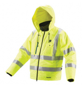 Arbeitsjacke DCJ206Z, neongelb, Gr&ouml;&szlig;e L