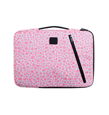 Laptophülle Liberty Kunstfaser rosa bis 35,6 cm (14 Zoll)