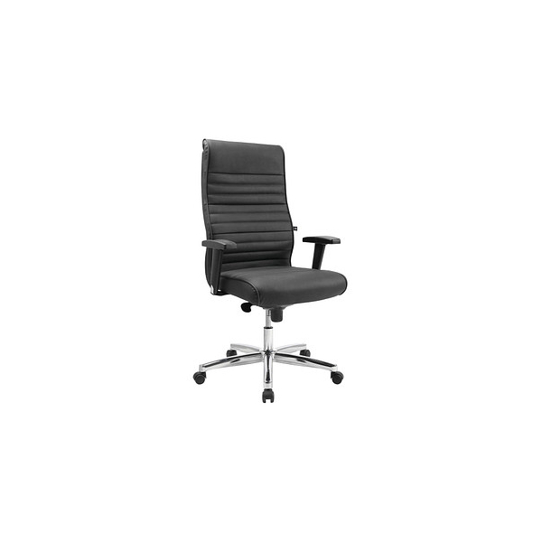 4014296768571 - Chefsessel PRIME TIME 100 schwarz chrom mit Armlehnen bis 130kg 4014296768571 Topstar 4014296768571 - Chefsessel PRIME TIME 100 schwarz chrom mit Armlehnen bis 130kg 4014296768571 Topstar