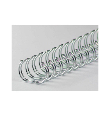 50 LMG Drahtbinderücken silber für 120 Blatt