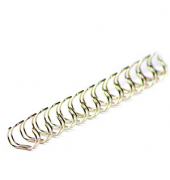 100 LMG Drahtbinderücken silber für 30 Blatt