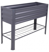 Hochbeet Lillia Metall anthrazit rechteckig 41,0 x 79,5 cm