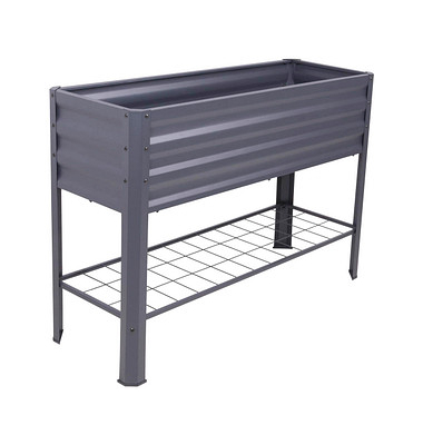 Hochbeet Lillia Metall anthrazit rechteckig 41,0 x 79,5 cm