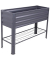 Hochbeet Lillia Metall anthrazit rechteckig 41,0 x 79,5 cm