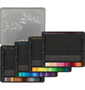Buntstifte-Set Black Edition, 116490, farbig sortiert, dreikant, ergonomisch, Etui  Metall