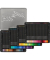 Buntstifte-Set Black Edition, 116490, farbig sortiert, dreikant, ergonomisch, Etui  Metall