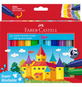 Jumbo Super Washable Filzstifte farbsortiert