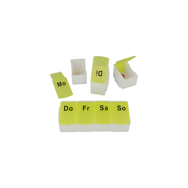4027521519701 - Tablettenbox gelb weiß 4027521519701 FIRST AID ONLY 4027521519701 - Tablettenbox gelb weiß 4027521519701 FIRST AID ONLY