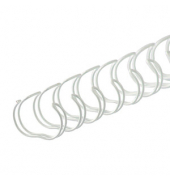 50 LMG Drahtbinderücken weiß für 100 Blatt