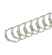 50 LMG Drahtbinderücken silber für 135 Blatt