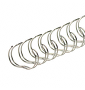 50 LMG Drahtbinderücken silber für 160 Blatt