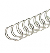 50 LMG Drahtbinderücken silber für 220 Blatt