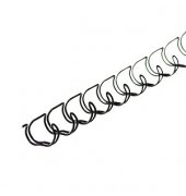 100 LMG Drahtbinderücken schwarz für 50 Blatt